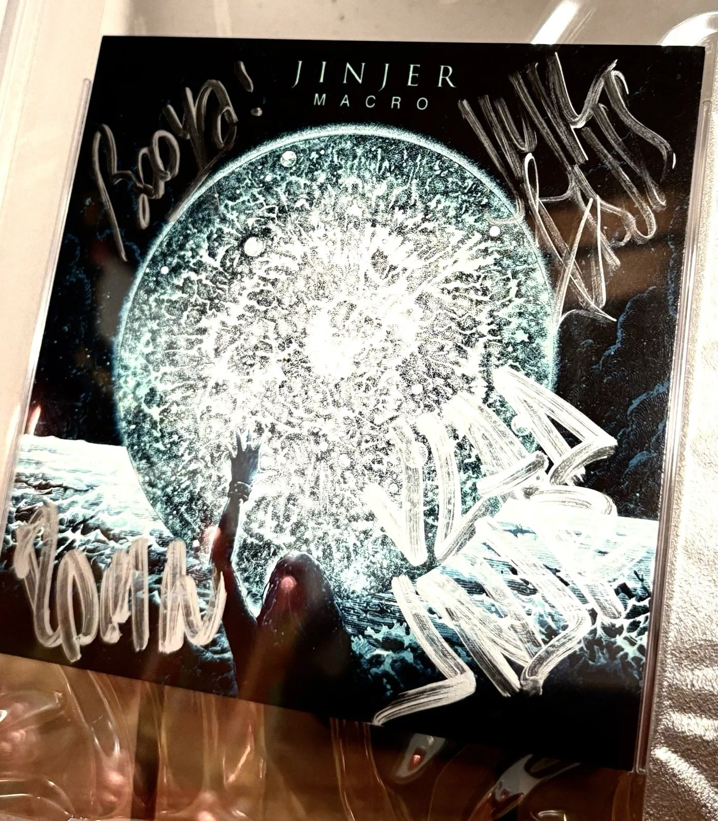 JINJER Band SIGNED PSA/DNA Auto Slabbed CD Macro, изображение 3