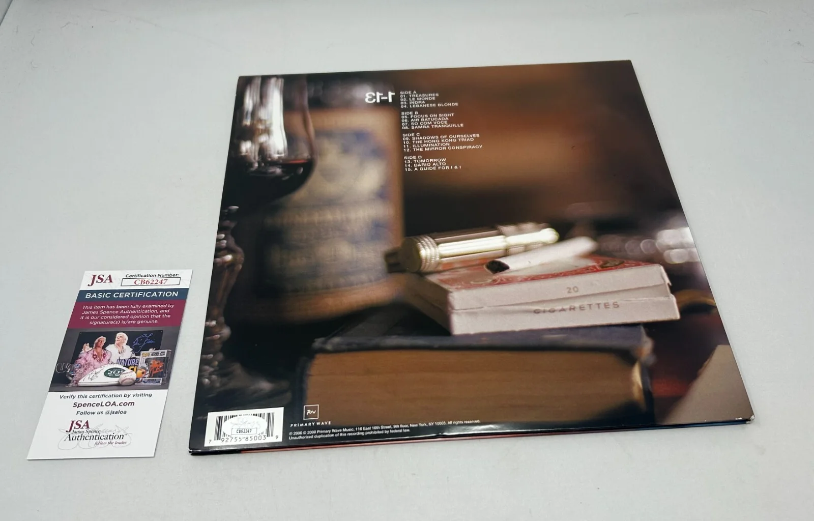 Rob Garza of Thievery Corporation signed The Mirror Conspiracy Album JSA COA, изображение 2