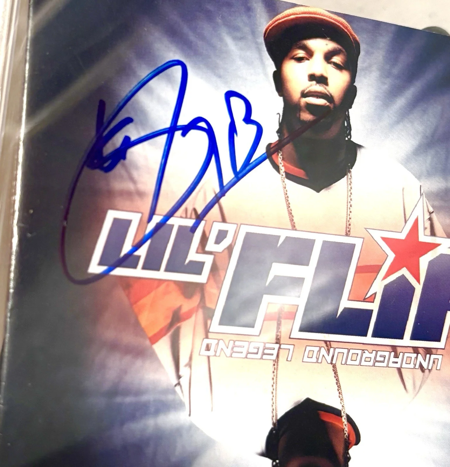 LIL FLIP SIGNED PSA/DNA Auto Slabbed CD RAP HIP HOP Underground Legend, image 2