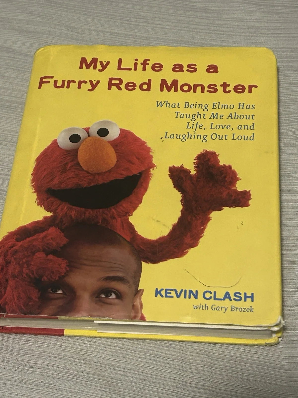 Kevin Clash My Life As A Furry Red Monster Book Autograph Signed Elmo Puppeteer, image 2
