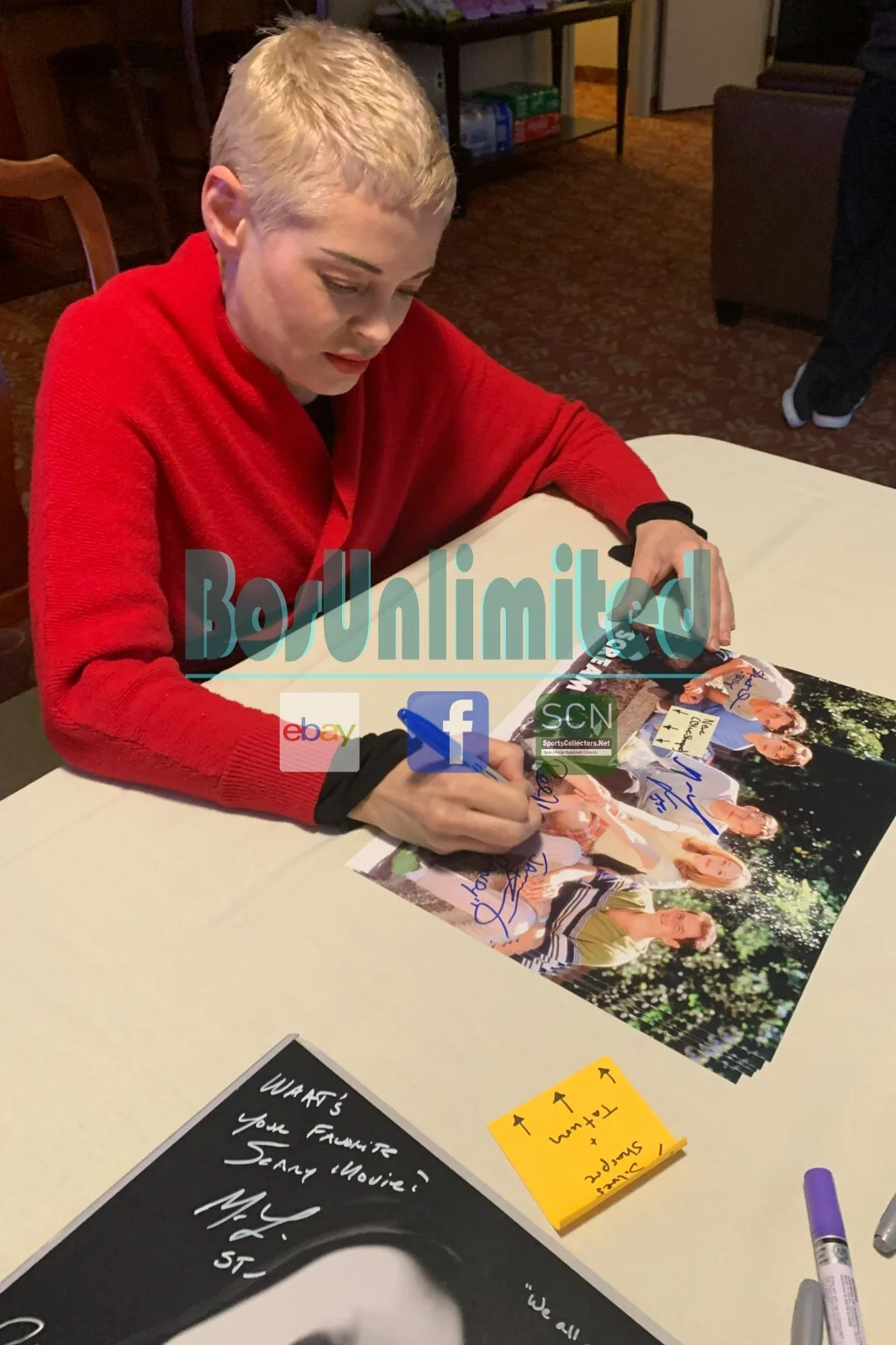 Neve Campbell — Scream Cast Signed 11x14 Photo Neve Campbell Lillard Ulrich Kennedy EXACT PROOF, image 2