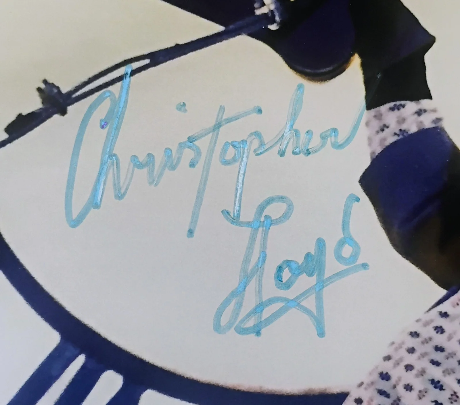 Christopher Lloyd Hand Signed 11x14 Photo COA Back To The Future NO TARIFFS, image 3