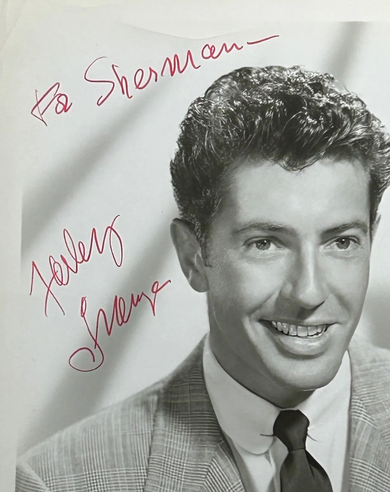 FARLEY GRANGER—SIGNED PHOTO—2 Hitchcock—Rope+Strangers on Train•Drive By Night, изображение 2