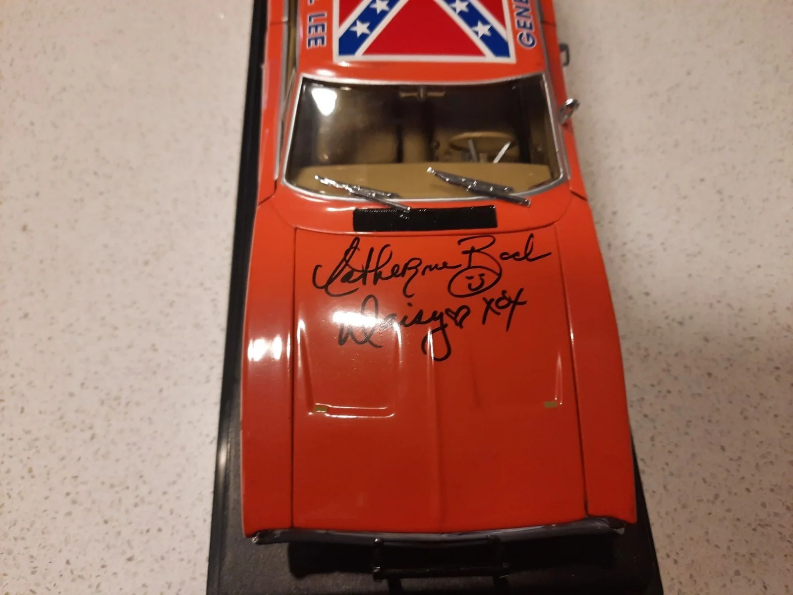 PHOTO — the dukes of hazard cast signed sports centre authenticated # 65713 COA used, изображение 4