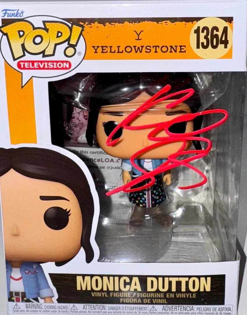 Kelsey Asbille — Kelsey Asbille Signed Funko #1364 "Monica Dutton" (Yellowstone) - JSA COA, image 2