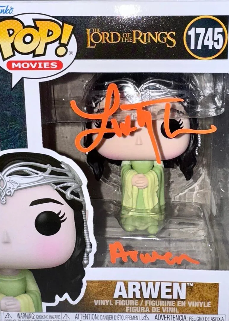 Liv Tyler — Liv Tyler Signed Funko Pop #1745 "Arwen" (LOTR) - JSA COA
