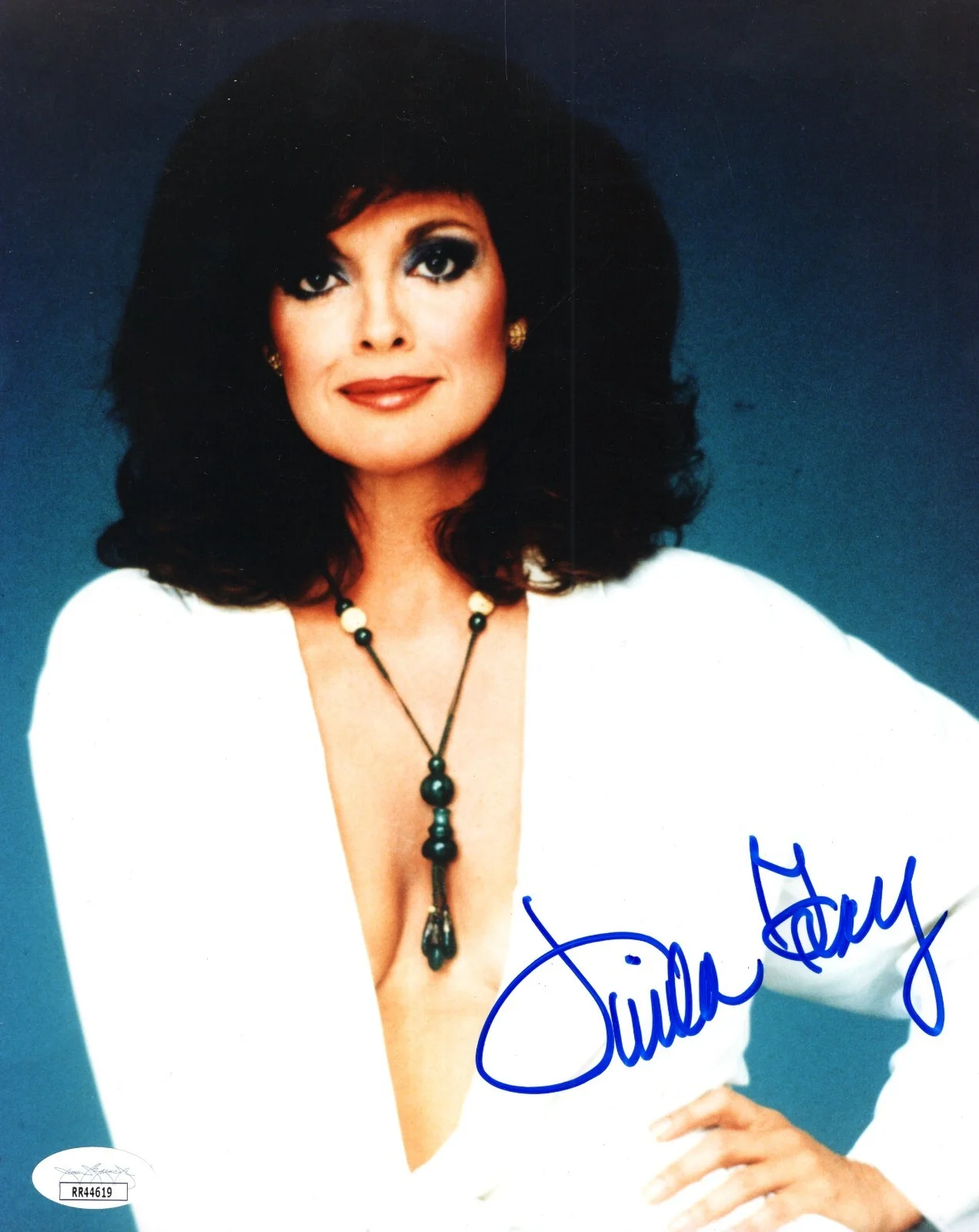 Linda Gray Actress Hand Signed 8x10 Photo with JSA COA, image 2