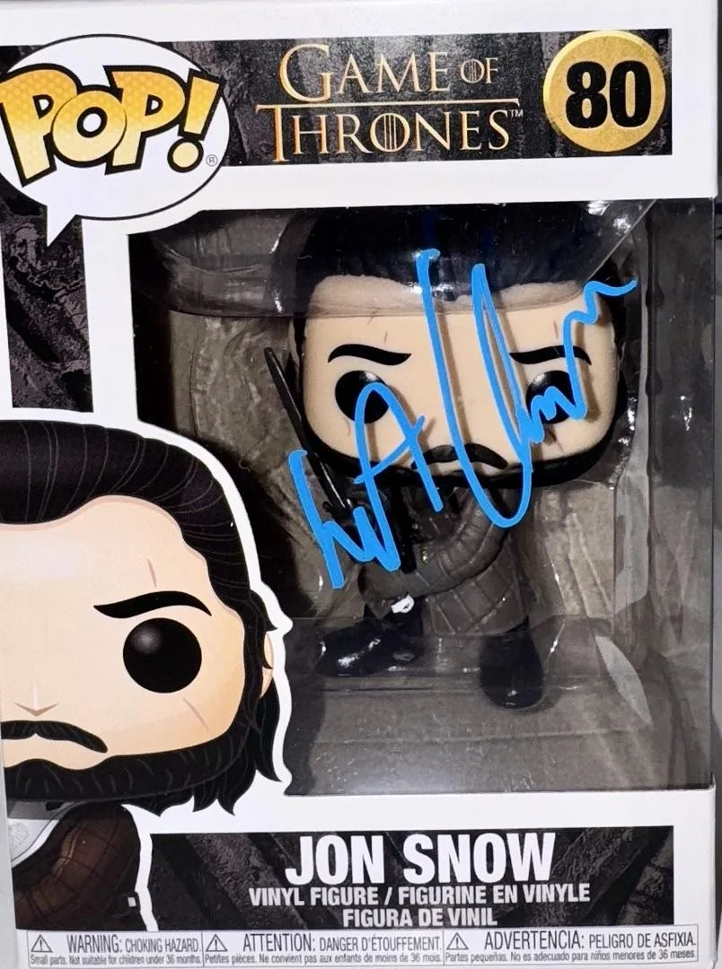 Kit Harington — Kit Harington Signed Funko #80 "Jon Snow" (Game Of Thrones) - Beckett COA, изображение 2