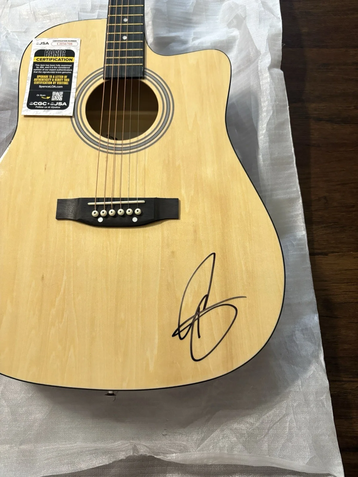 RILEY GREEN SIGNED F/S ACOUSTIC GUITAR COUNTRY AUTOGRAPHED RARE HOT JSA COA, изображение 3