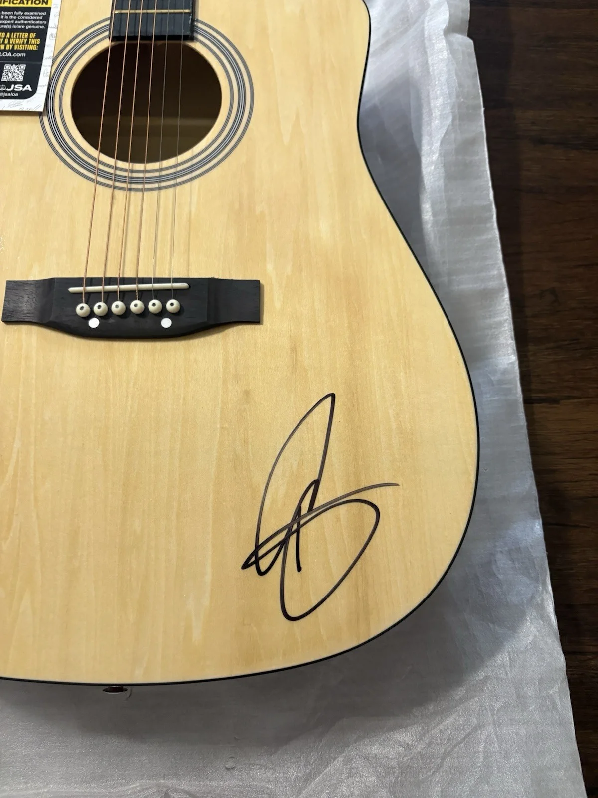 RILEY GREEN SIGNED F/S ACOUSTIC GUITAR COUNTRY AUTOGRAPHED RARE HOT JSA COA, изображение 4