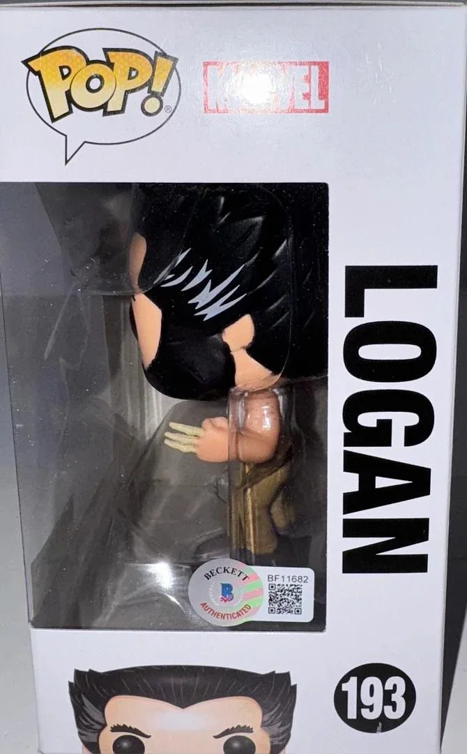Hugh Jackman — Hugh Jackman Signed Exclusive Funko #193 Logan Wolverine (X-Men) - Beckett COA, image 3