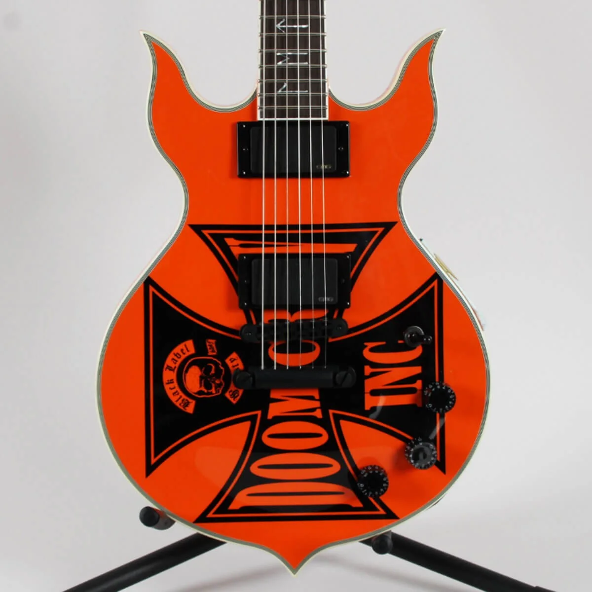 Zakk Wylde Stage Used Guitar Signed Case w/ Poster & CD Lot Black Label Socie..., изображение 2