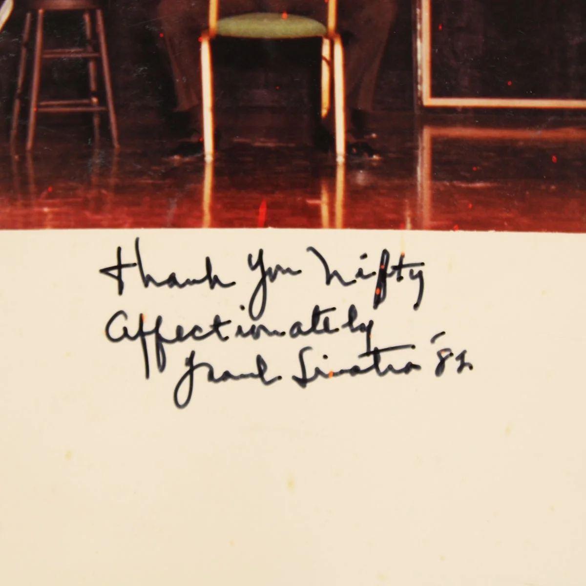 Frank Sinatra Signed Photo - COA JSA, image 2