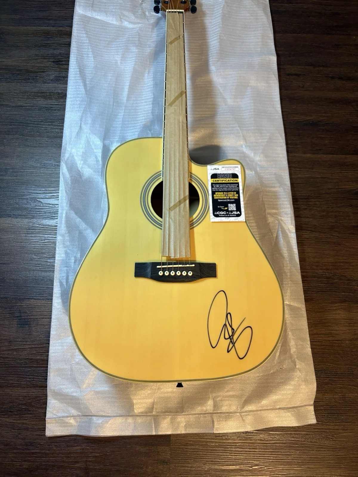 RILEY GREEN SIGNED F/S ACOUSTIC GUITAR COUNTRY AUTOGRAPHED RARE HOT JSA COA, изображение 2