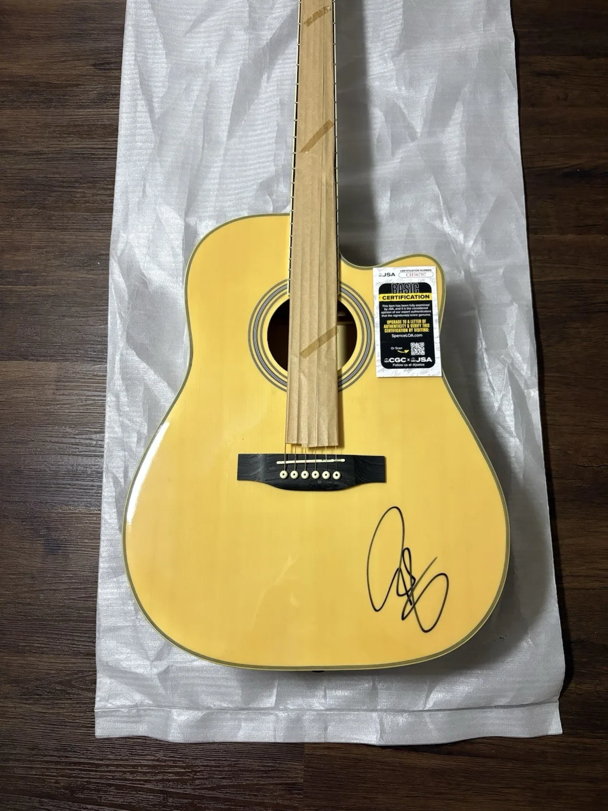 RILEY GREEN SIGNED F/S ACOUSTIC GUITAR COUNTRY AUTOGRAPHED RARE HOT JSA COA, изображение 3