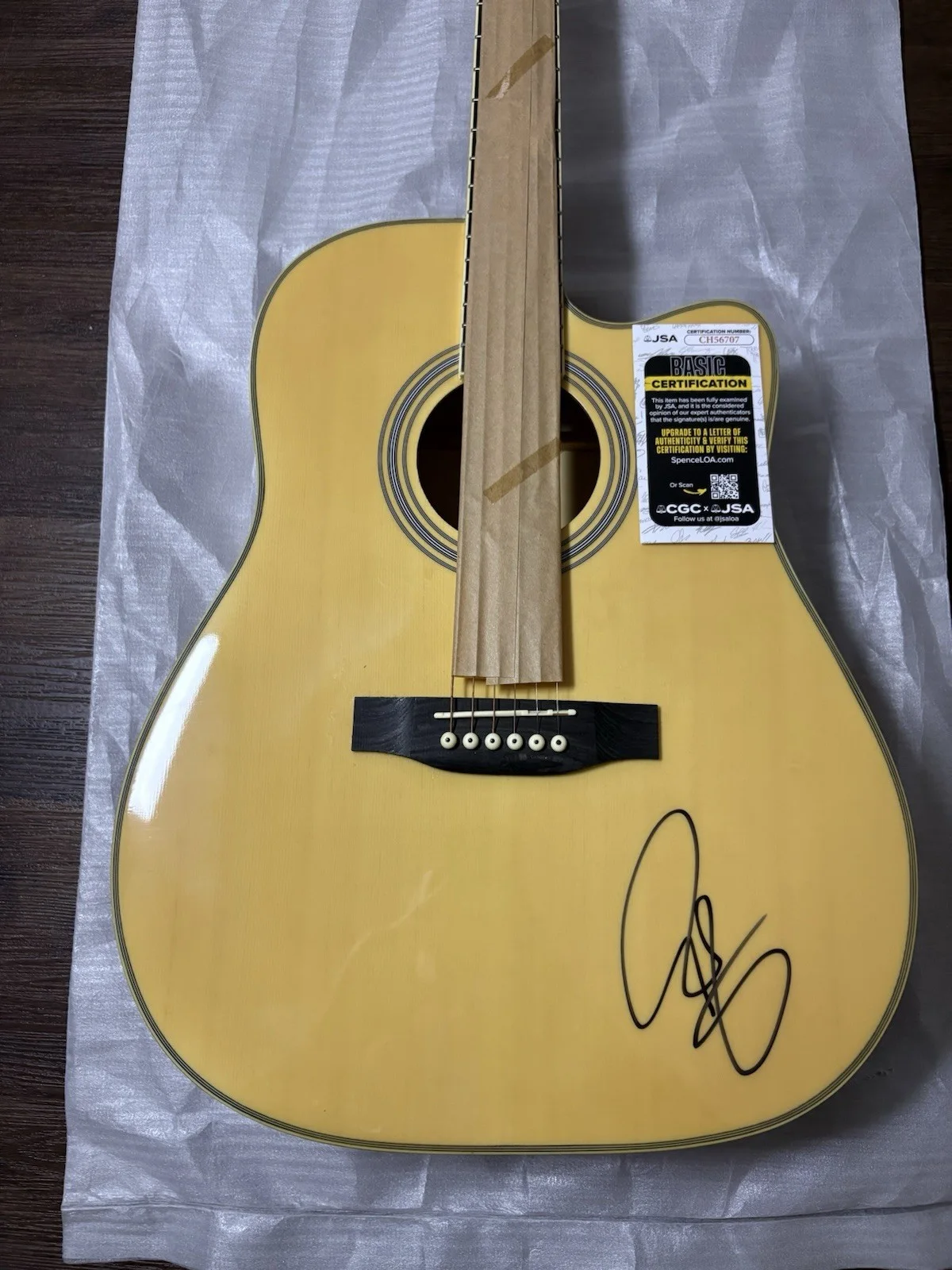 RILEY GREEN SIGNED F/S ACOUSTIC GUITAR COUNTRY AUTOGRAPHED RARE HOT JSA COA, изображение 4