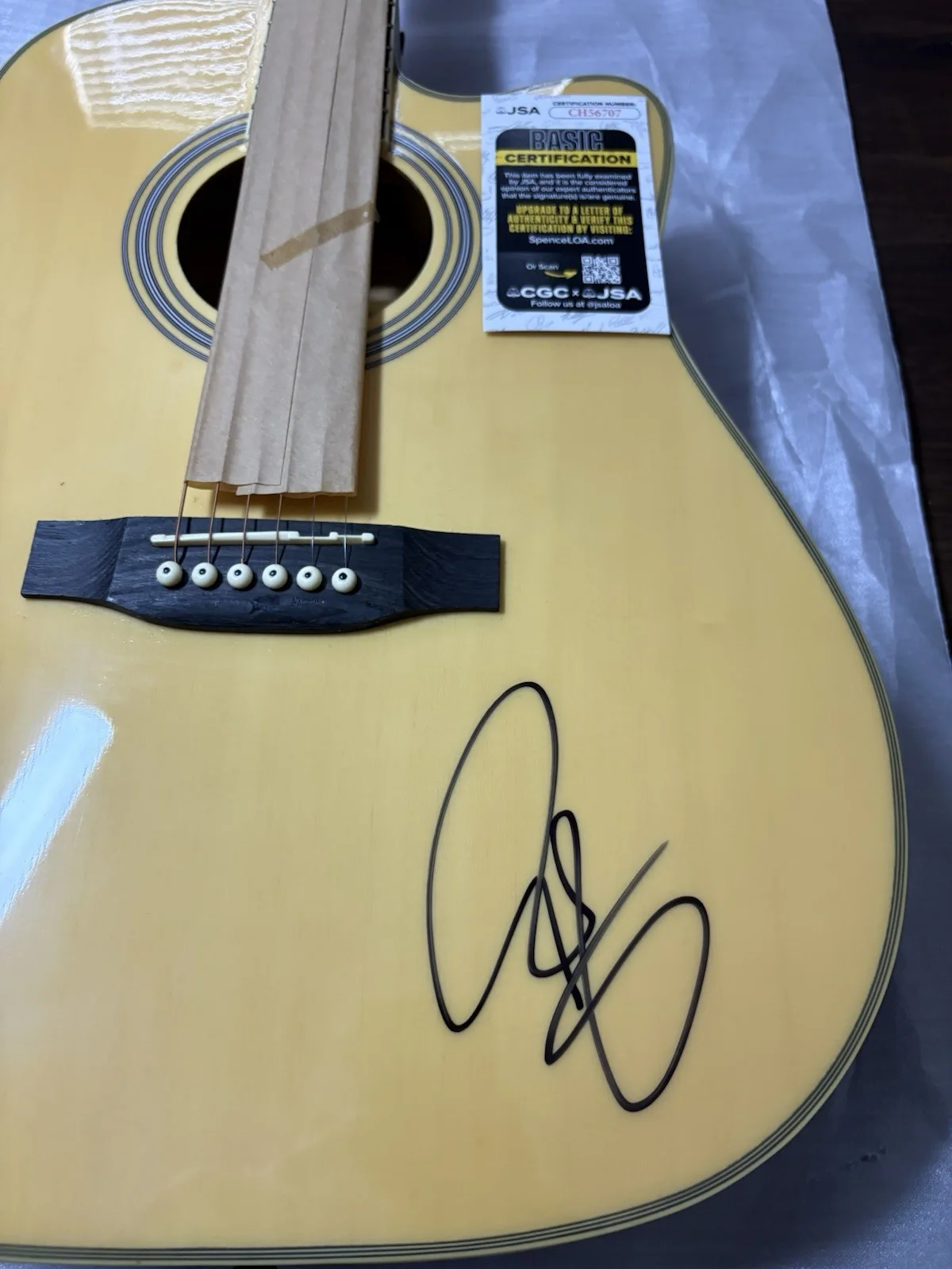 RILEY GREEN SIGNED F/S ACOUSTIC GUITAR COUNTRY AUTOGRAPHED RARE HOT JSA COA, изображение 5