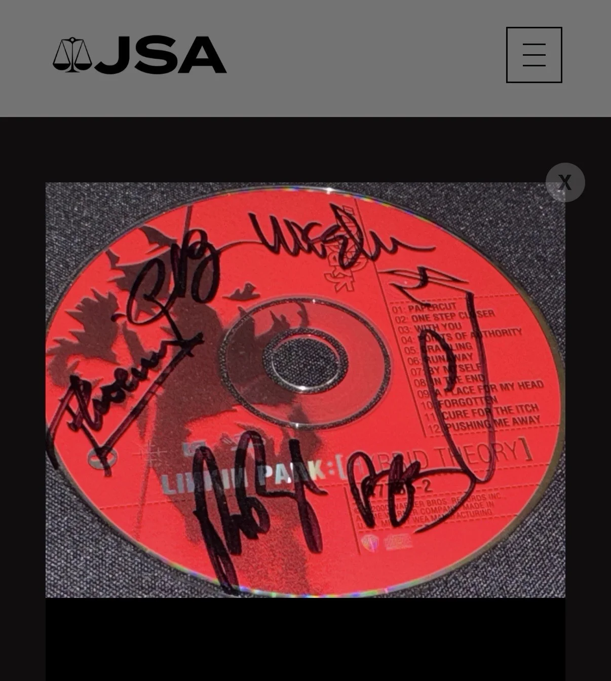 LINKIN PARK Signed HYBRID THEORY CD X6 Chester + Full Band Autographed JSA, изображение 5
