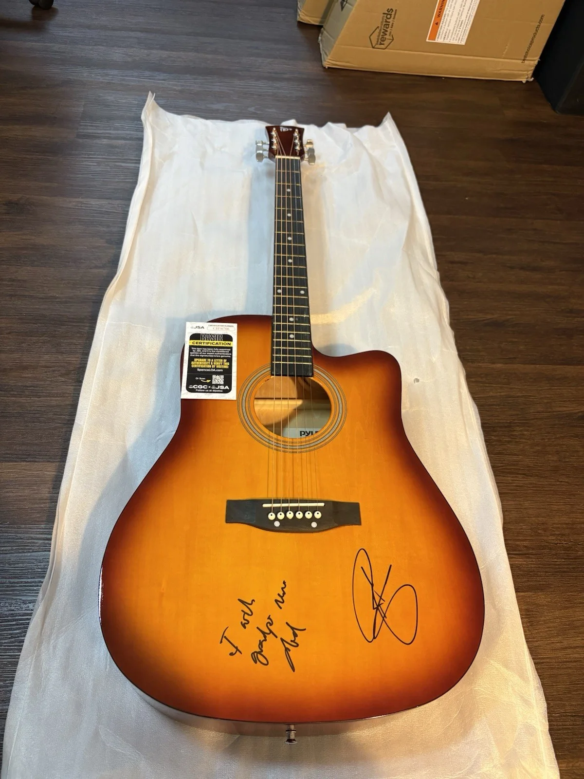 RILEY GREEN SIGNED F/S ACOUSTIC GUITAR COUNTRY AUTOGRAPHED RARE HOT JSA COA, изображение 2