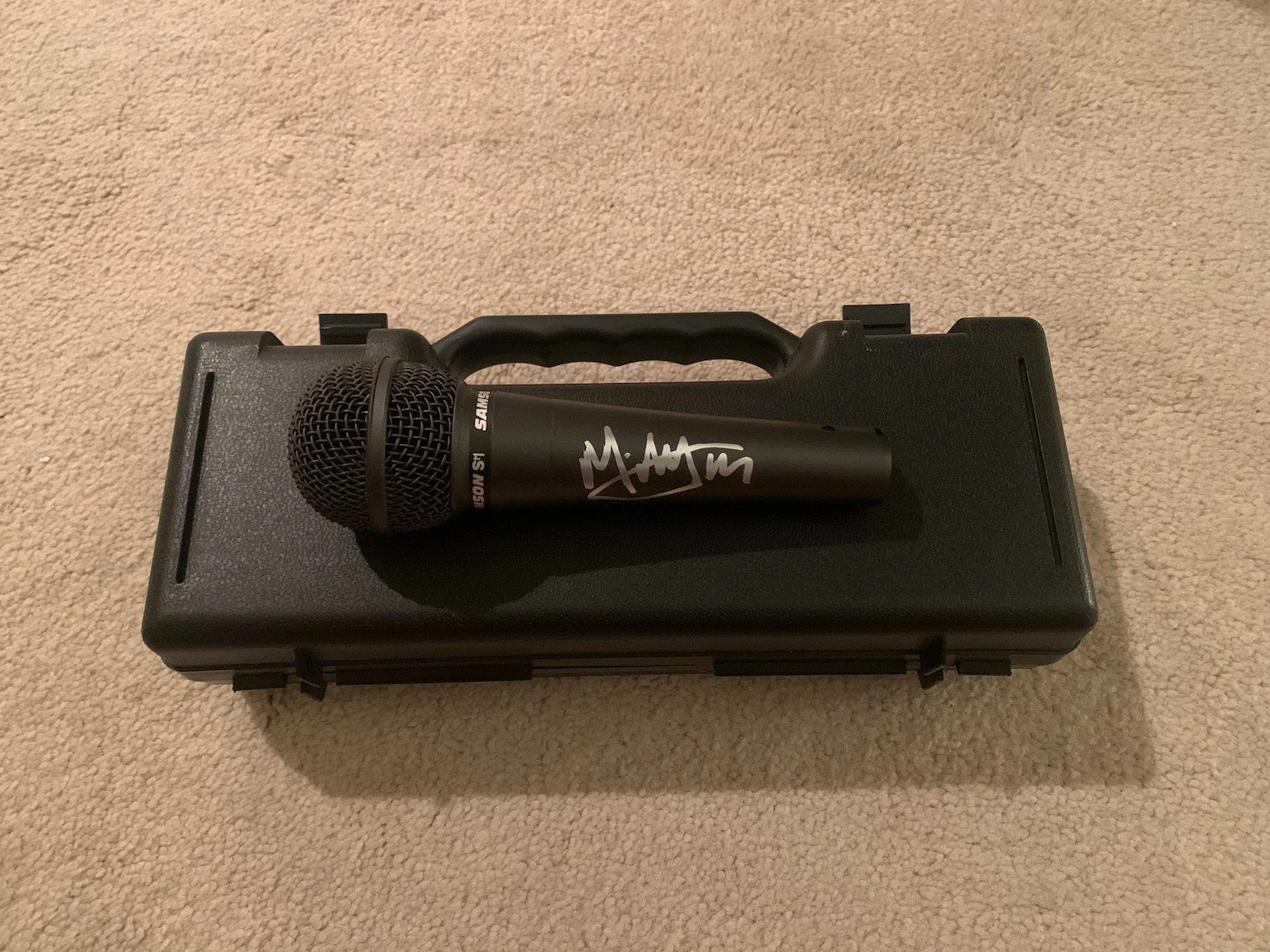 Mick Jagger Signed Autographed Samson Microphone, изображение 2
