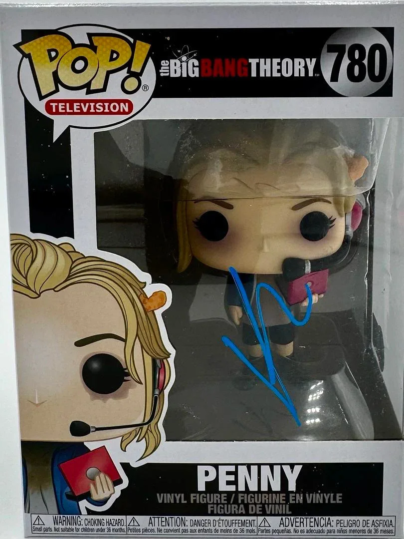 Kaley Cuoco — Kaley Cuoco Signed #780 Penny from Big Bang Theory Funko Pop - Beckett COA, изображение 2