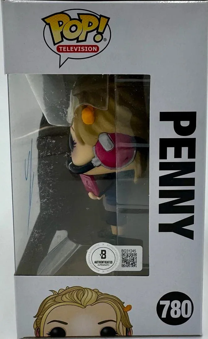 Kaley Cuoco — Kaley Cuoco Signed #780 Penny from Big Bang Theory Funko Pop - Beckett COA, изображение 4