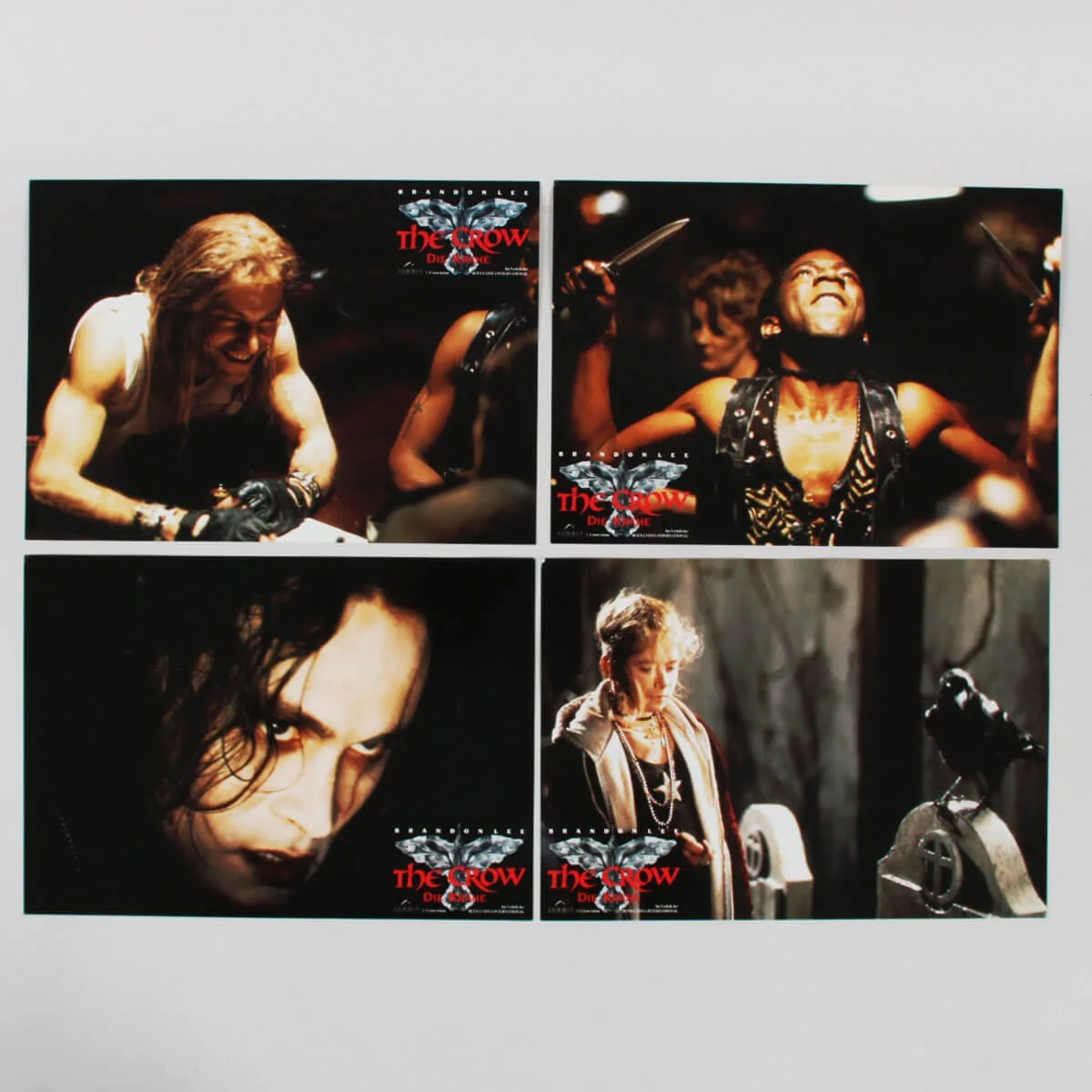 The Crow Movie Poster Italian with German Lobby Card Set (Photos), изображение 3