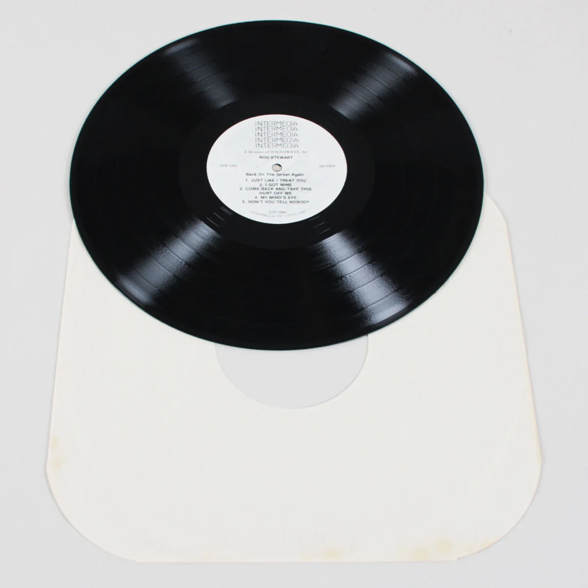 Rod Stewart Signed Record Album Back on the Street Again - COA JSA, image 3