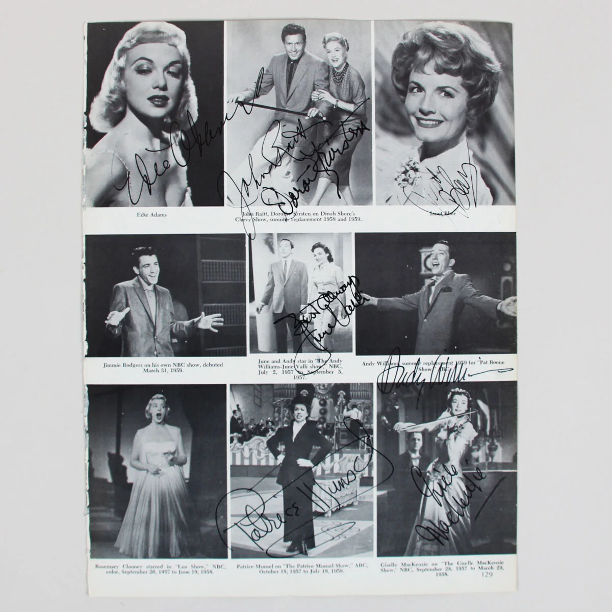 The Pat Boone Show Signed Photo - COA JSA, image 5