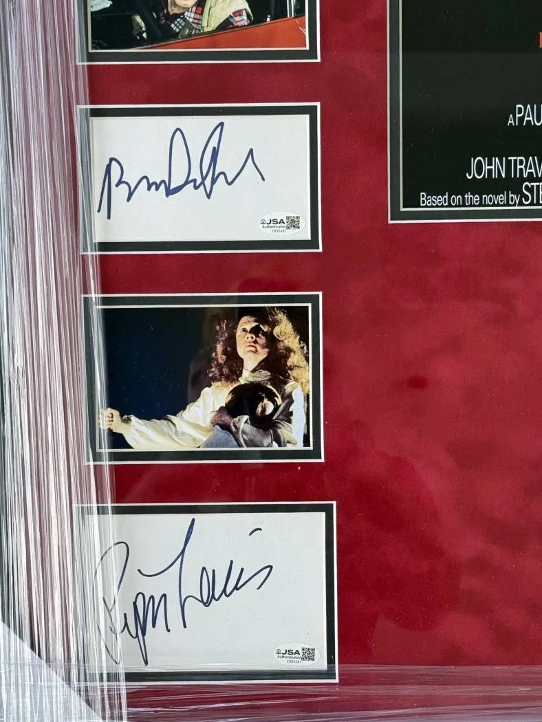 Sissy Spacek, John Travolta, Piper Laurie — Carrie Signed Cast Cuts Sissy Spacek John Travolta Piper Laurie +6 Framed JSA, image 3