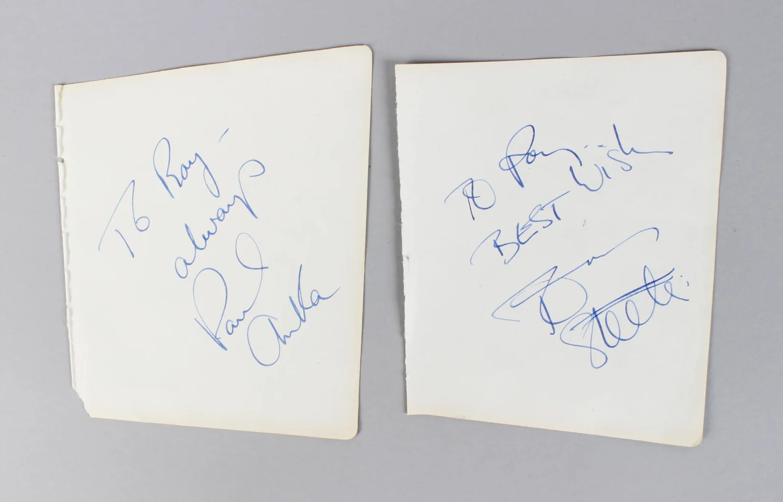 Star Singers Signed Album Page Lot (6) - COA JSA, image 2