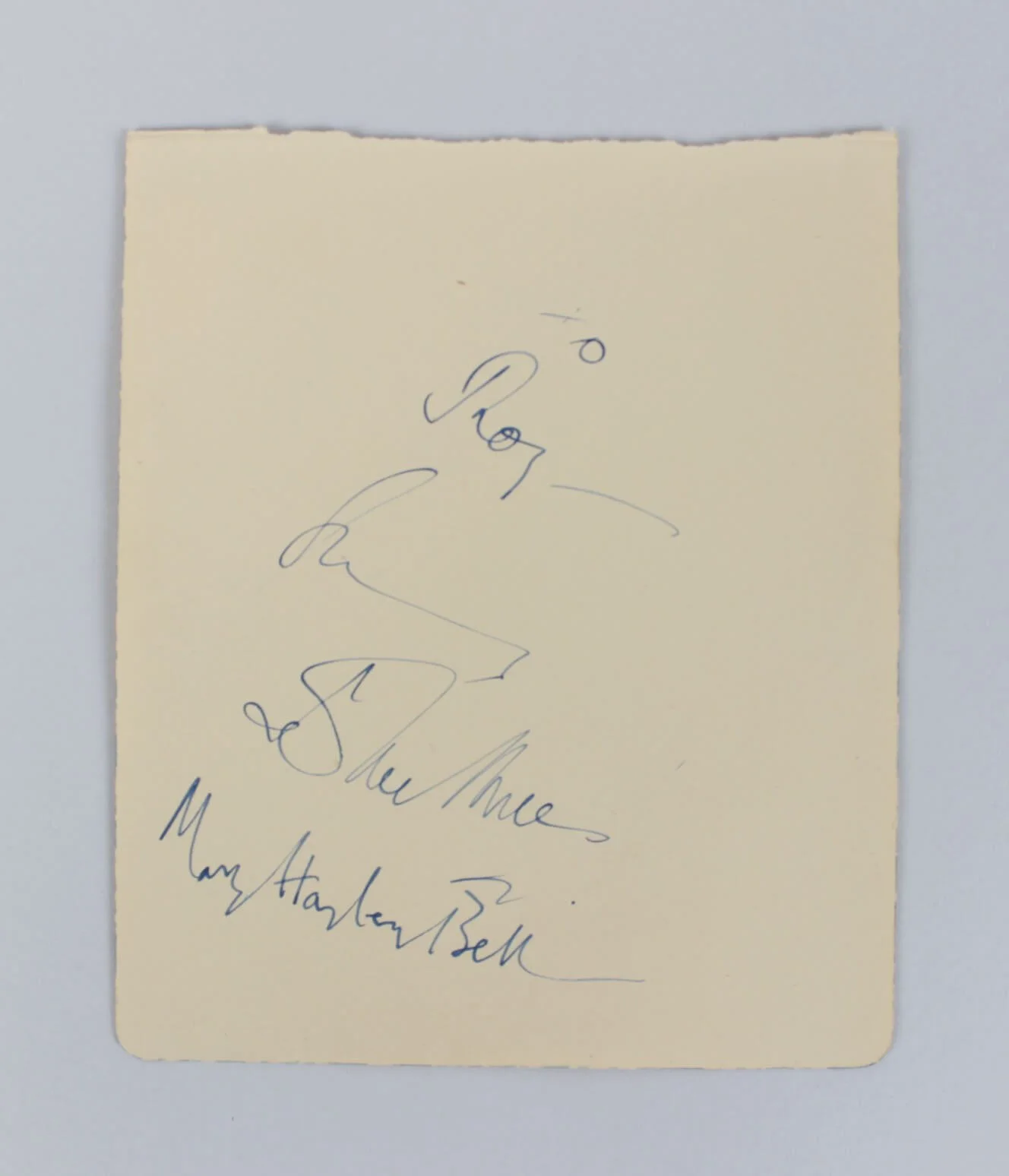John Mills Signed Cut w/Mary Hayley Bell RARE - COA JSA, изображение 2