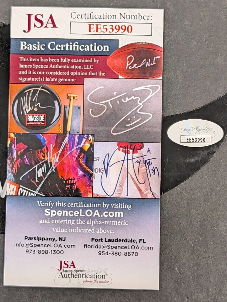 SIGNED AUTOGRAPHED Wavy Gravy Woodstock 1969 Acoustic Guitar Pickguard JSA COA, изображение 3