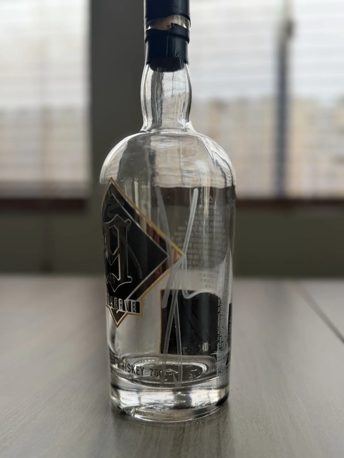 Slipknot Empty Whiskey Bottle SIGNED Official AUTOGRAPH RARE New Guy V-Man Clown, image 2