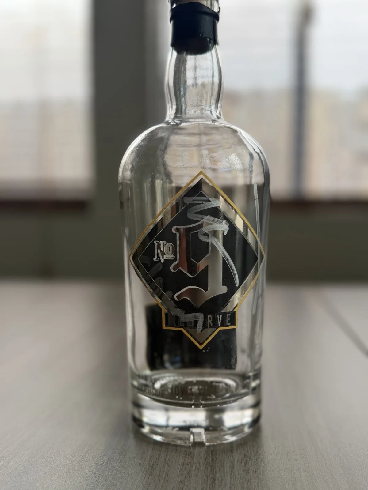 Slipknot Empty Whiskey Bottle SIGNED Official AUTOGRAPH RARE New Guy V-Man Clown, image 3