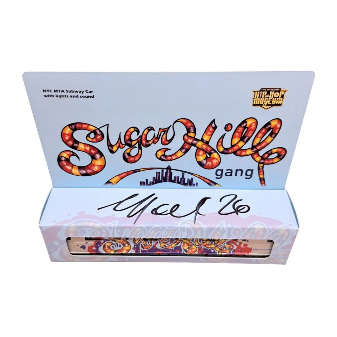 Master Gee Signed Sugar Hill Gang Subway Car Toy Train, image 2