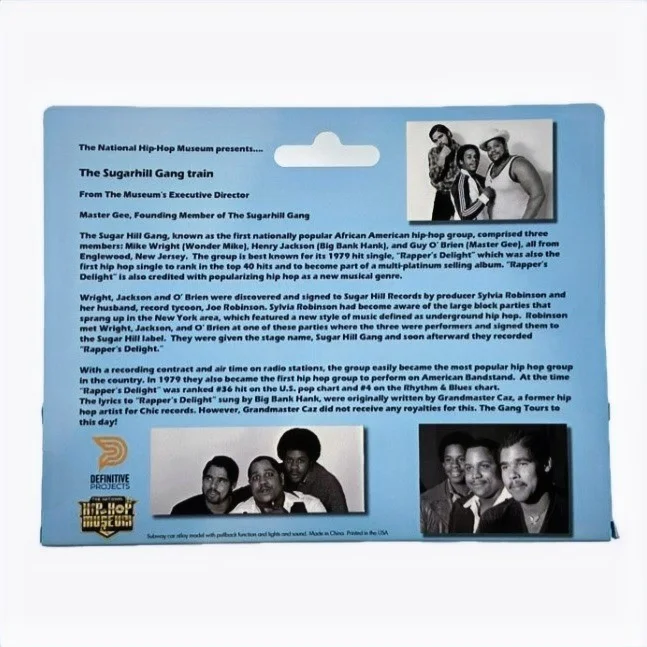 Master Gee Signed Sugar Hill Gang Subway Car Toy Train, image 4