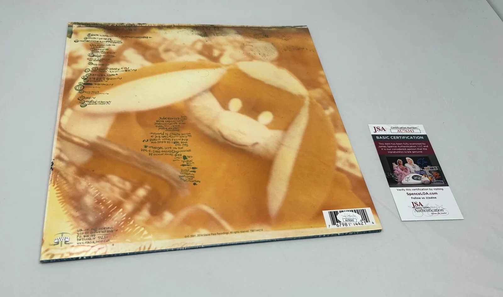Isaac Brock signed Modest Mouse Sad Sappy Sucker Chokin Album JSA COA, image 2