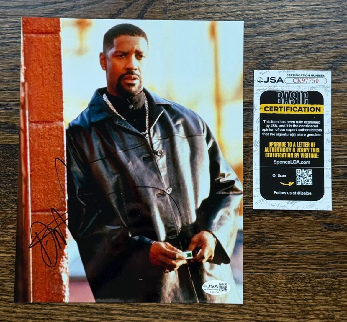 Denzel Washington — DENZEL WASHINGTON Signed TRAINING DAY 8x10 Autograph Photo - JSA COA, image 3