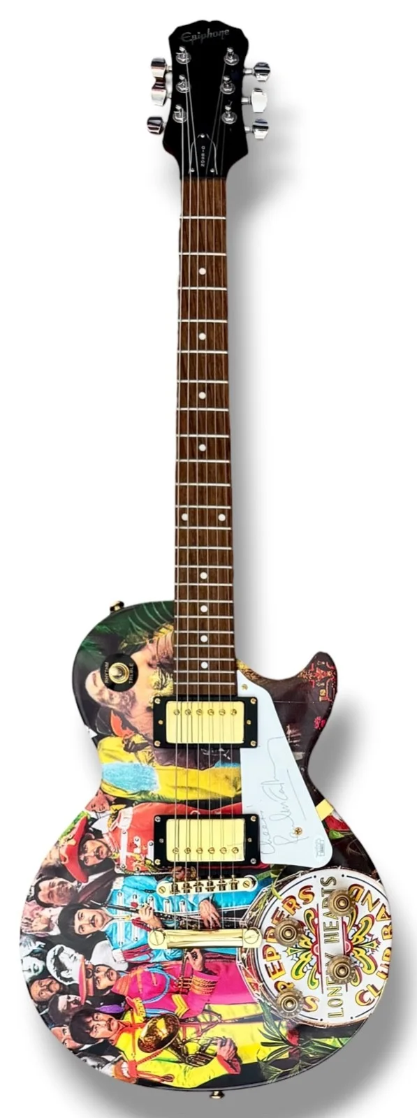 Paul McCartney Signed Guitar Custom Graphics JSA COA The Beatles Sgt. Pepper's, image 3