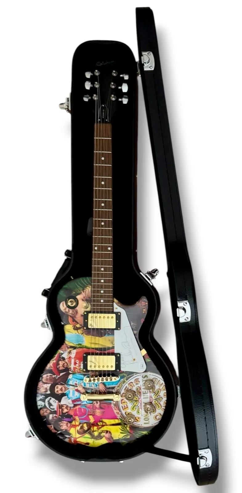 Paul McCartney Signed Guitar Custom Graphics JSA COA The Beatles Sgt. Pepper's, image 4