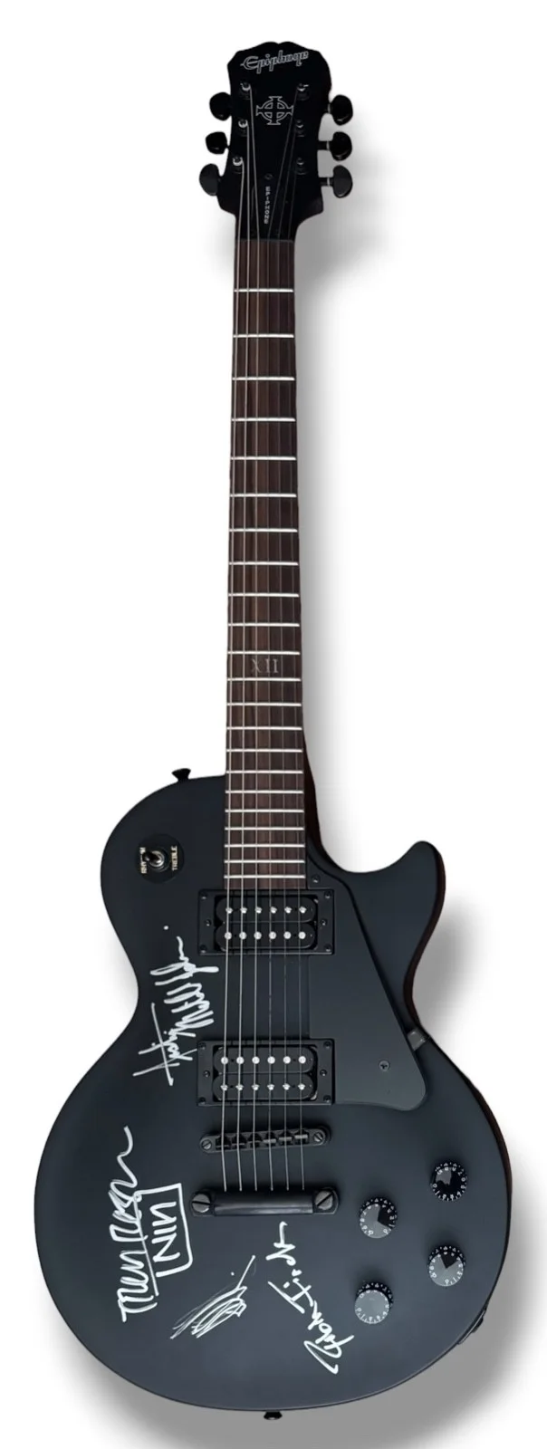 Nine Inch Nails Signed Guitar JSA COA Trent Reznor Robin Finck Ilan Rubin Justin, изображение 4
