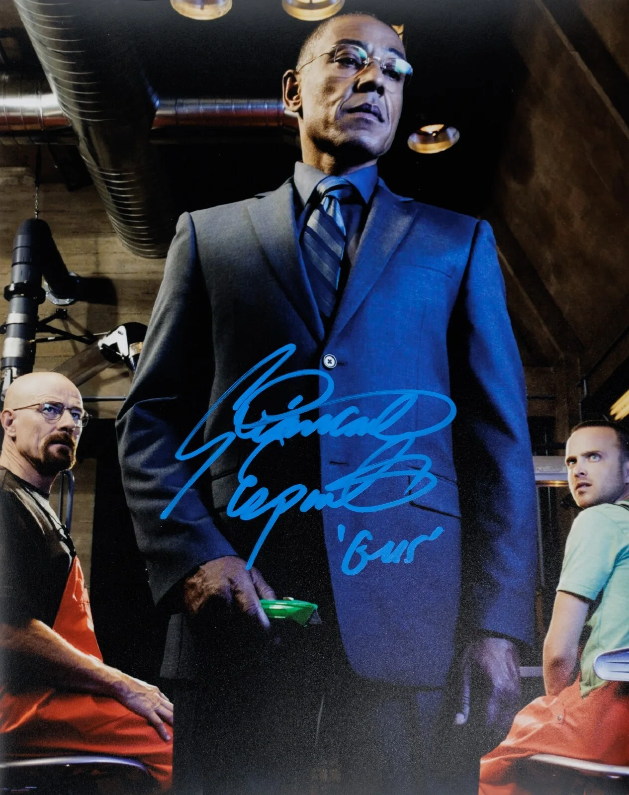 Giancarlo Esposito — GIANCARLO ESPOSITO Signed 11x14 Photo Autographed Breaking Bad Picture - Holo