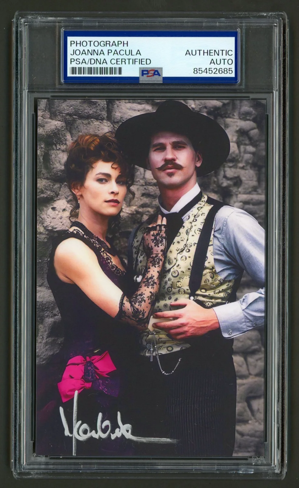 Joanna Pacula — Joanna Pacula Signed Photo (PSA) Tombstone Val Kilmer Kate Western Actress Auto