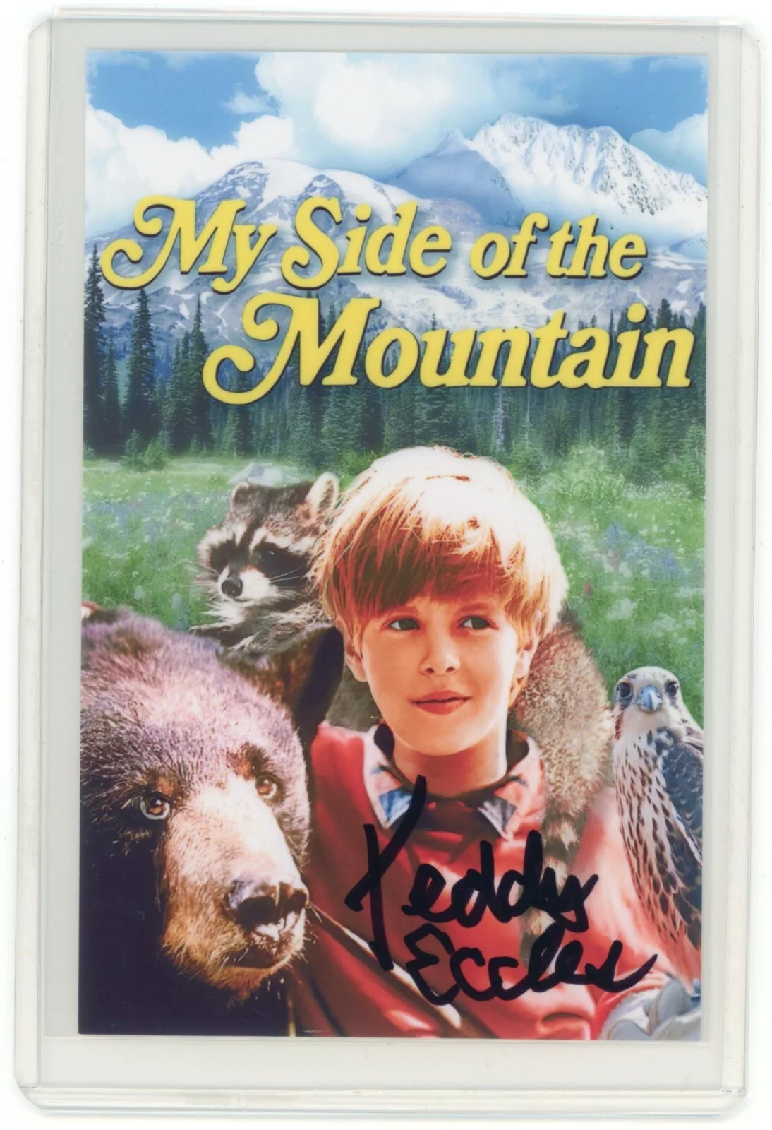 Teddy Eccles — Ted Teddy Eccles Signed Photo - My Side of the Mountain Mini Movie Poster