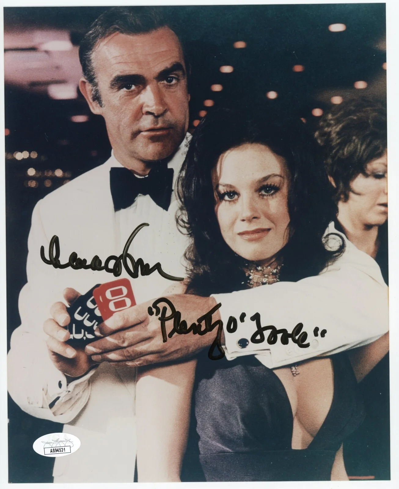 Lana Wood — Lana Wood Signed 8x10 Photo (JSA COA) Plenty O'Toole Diamonds Are Forever
