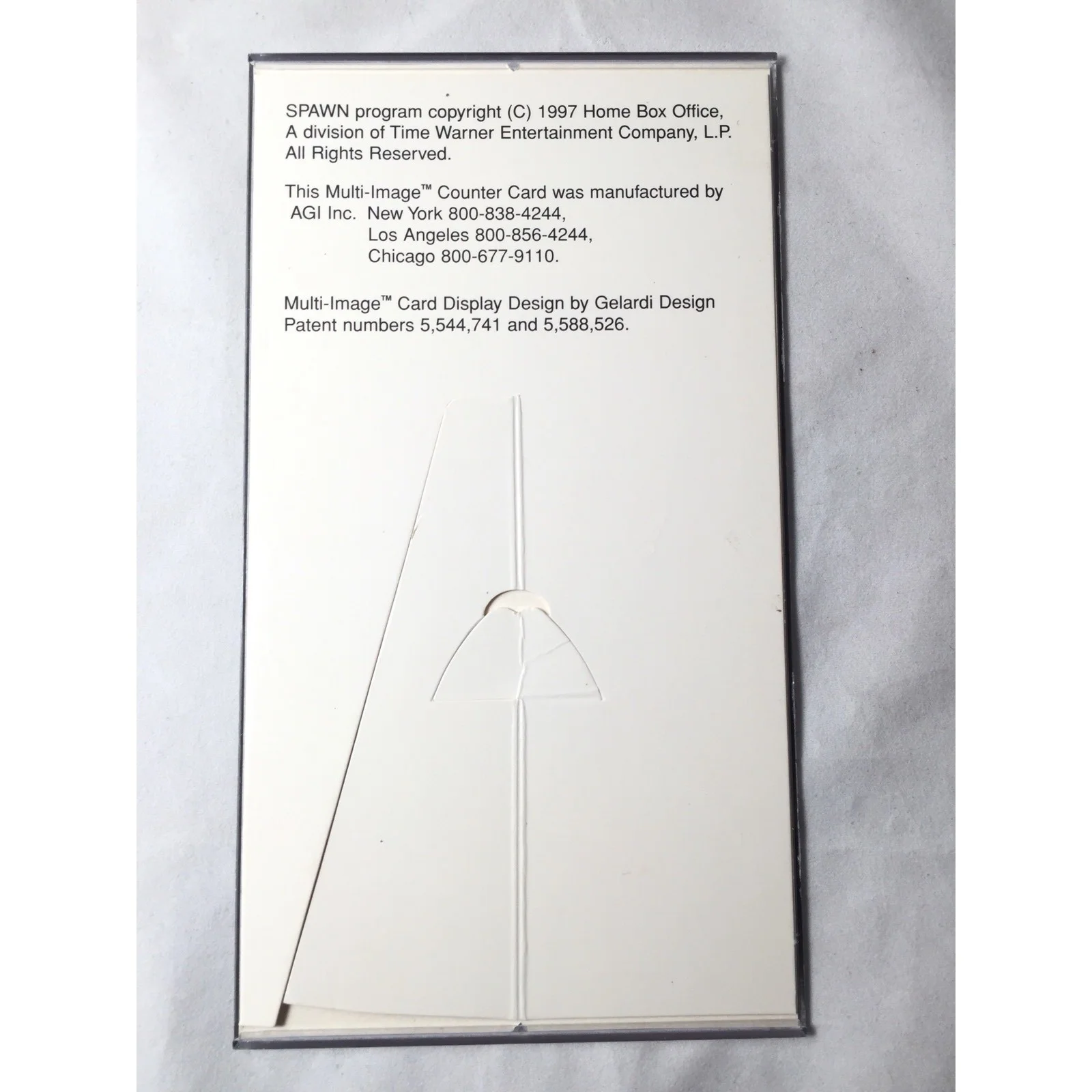Spawn HBO Home Video Cover Hologram Sign Todd McFarlane 1997, image 5