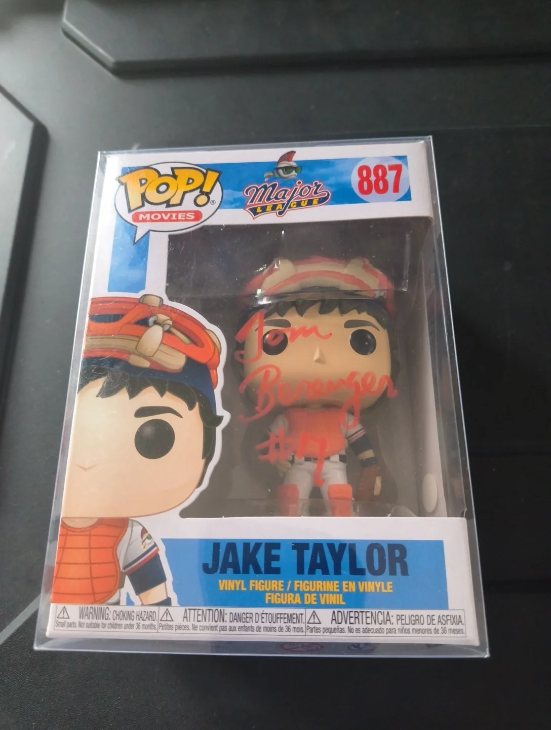 Tom Berenger — Tom Berenger signed JAKE TAYLOR - MAJOR LEAGUE Funko Pop - JSA