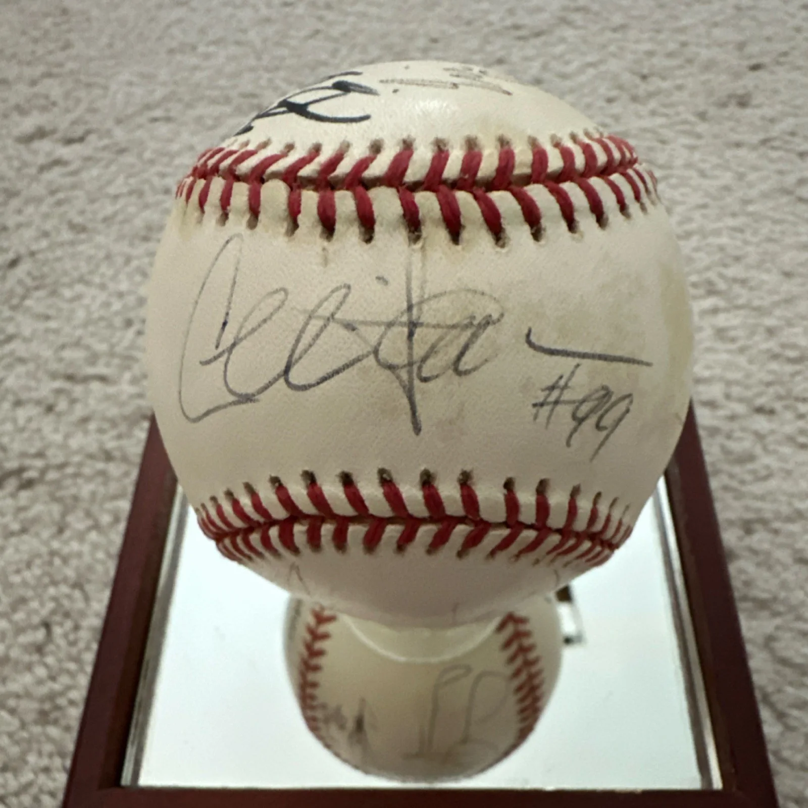 Charlie Sheen, Tom Beranger, Dennis Haysbert, Takaki Ishibashi — Rawlings Major League 2 Cast Signed Baseball Charlie Sheen Beranger Haysbert JSA, image 2