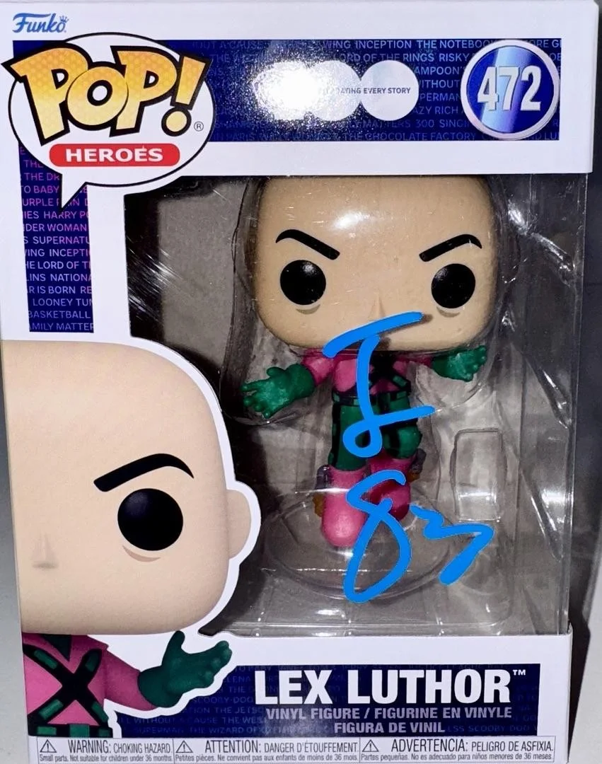 Jesse Eisenberg — Jesse Eisenberg Signed Funko Pop #472 Lex Luthor (Superman) - Beckett COA, изображение 2